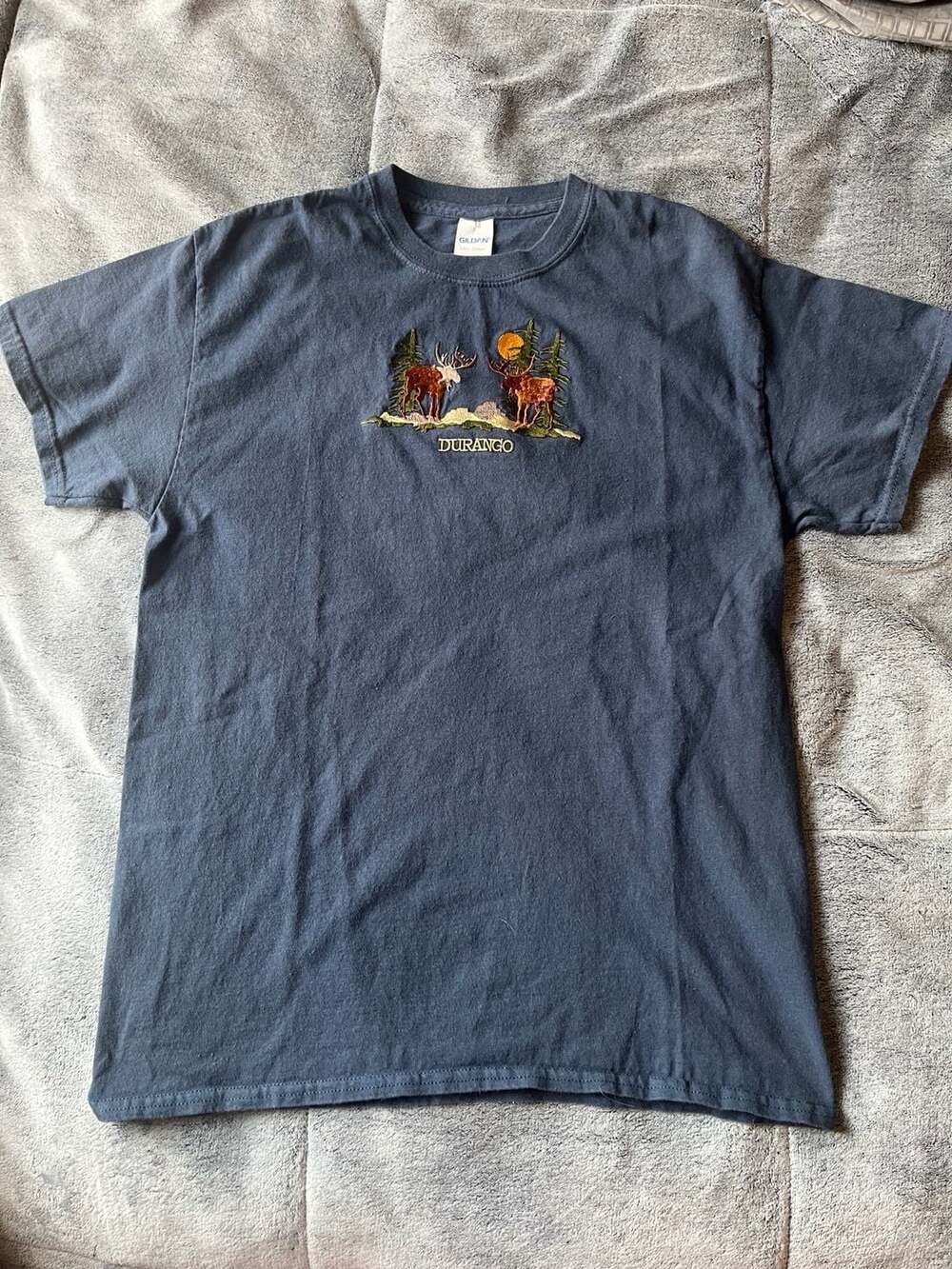 Gildan Durango Elk Nature Embroidered T-Shirt